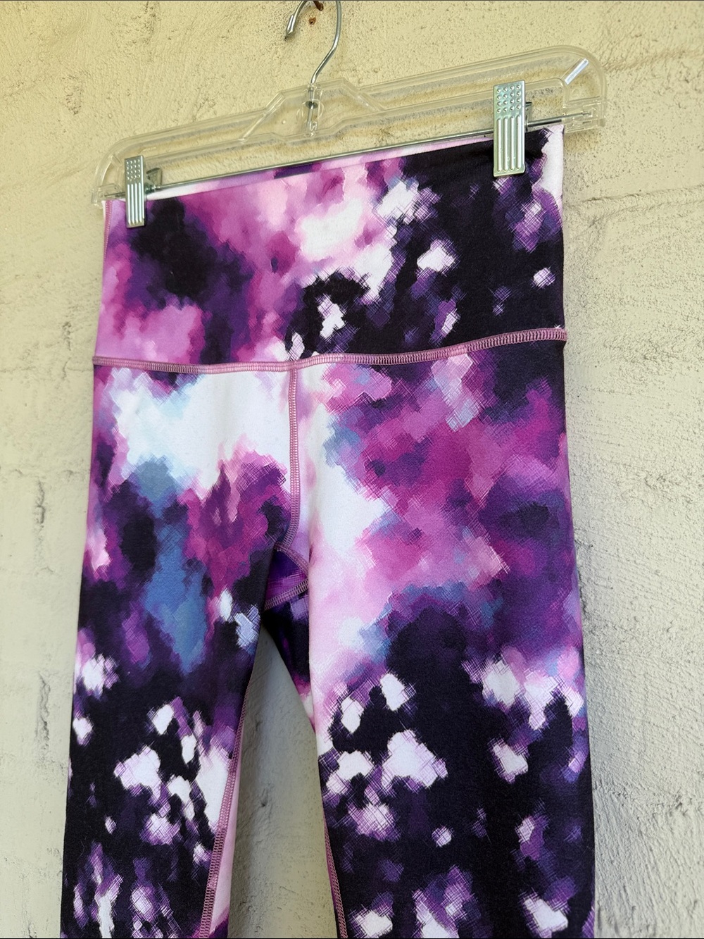 Lululemon Wunder Under Crop III Blooming Pixie Multi Purple Pink Size 6 - Picture 4 of 8